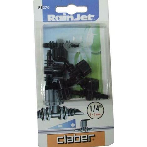 CLABER 91270 RUBINETTO PASSANTE PER TUBO CAPILLARE 5 PZ