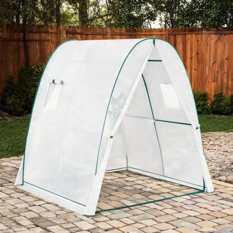 Serre de jardin en plastique acier 180 x 180 x 200 cm (1/5)