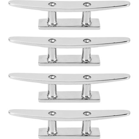 Ortviai 4 embases de mouillage marine en acier inoxydable 316, 127 mm, finition polie haut de gamme pour bateaux et yachts (1/5)