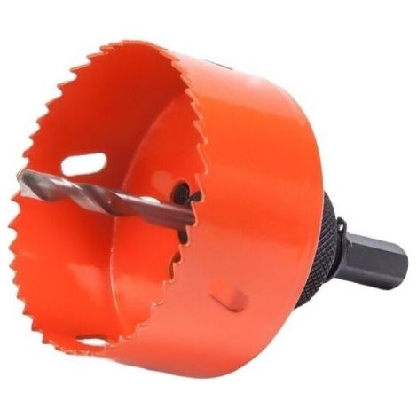 Fresa a tazza HSS BI-METAL per metallo acciaio ferro plastica con punta 83MM
