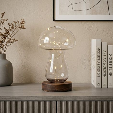 Relica Glass Mushroom LED Light (1/2)