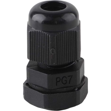 Prensaestopas PG-7 IP68 Negro (1/2)