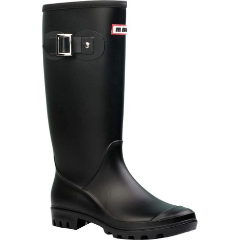 Bottes de Pluie Classique Femme Caoutchouc Jardin Botte Imperméable Bottes en Caoutchouc Noir Rose Beige Vert Marron 36 37 38 39 40 41 (1/5)