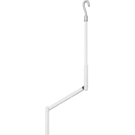 Store Menuiserie – Manivelle à crochet 1000 mm – Couleur blanche – Résistante à la corrosion – Pour stores bannes manuels et électriques (1/3)