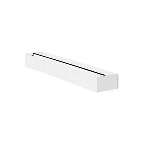 LedsC4 Lia - Applique Murale LED 6.7W et 148lm avec Blanc Chaud 3000K. Diamètre 8cm. Structure en Acier. Coloris Blanc