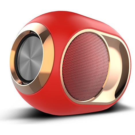 Enceinte sans fil stéréo Bluetooth, lecteur audio, Golden Egg, enceinte Bluetooth sans fil avec caisson de basses ultra puissant et portable (1/4)