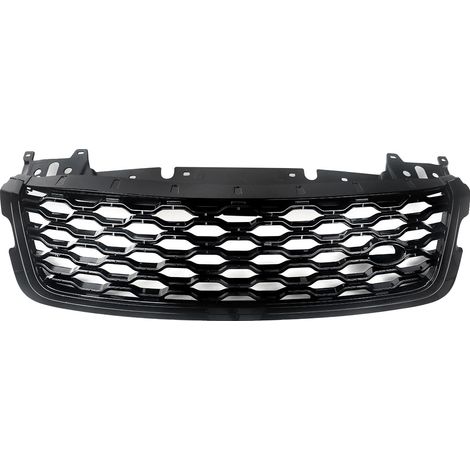 Rejilla superior del parachoques delantero, compatible con Range Rover Velar 2018-2023, acabado en negro brillante. (1/2)