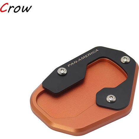 (Orange) Accessoires moto : rallonge de béquille latérale, coussinet élargi, compatible avec PAN AMERICA 1250 S PA1250 S 2021 2022 maxpower (1/3)