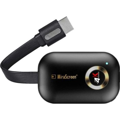 4K 5G WiFi Affichage HDMI Récepteur Adaptateur, MiraScreen Streaming TV Stick Convertisseur Support Airplay/Miracast/DLNA (1/4)