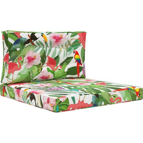 Maison Exclusive - Cuscino per divano da esterno 2 pcs colorato Poliestere