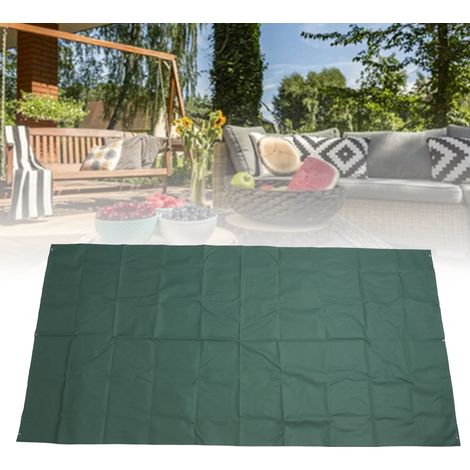 Auvent pare-soleil pour aire de jeux pour enfants, balançoire extérieure, occultant, isolant thermique, protection anti-poussière, vert (1/5)