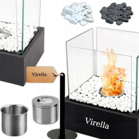Virella Freistehender rauchfreier Bio-Kamin für Haus, Garten, Terrasse, Bio-Kamin (1/5)