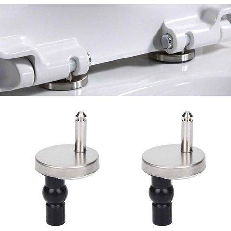 Accessoires pour abattant de toilettes, vis de plaque de recouvrement, connecteurs, vis de plaque de recouvrement combinées, charnières en acier inoxydable. (1/5)