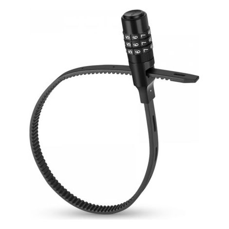 Serrure de casque de moto de vélo portable, serrure de casque réglable multifonctionnelle avec code à 3 chiffres pour scooter de tricycle de vélo