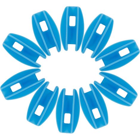 Pièces Isolateurs Bleu Électrique de Clôture de Poteaux 10 Plastique (1/5)