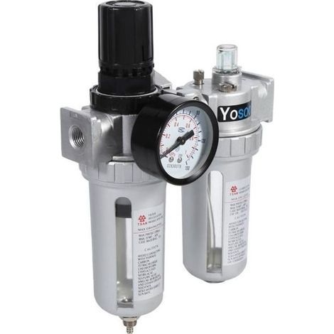 Séparateur d'eau et d'huile à air comprimé, réducteur de pression pour compresseur, filtre régulateur d'air MK Ho -SWT (1/4)