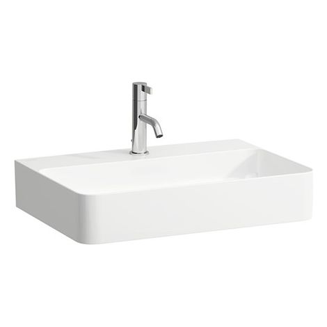 LAUFEN VAL Aufsatzwaschtisch, 3 Hahnlöcher, ohne Überlauf, US (1/4)