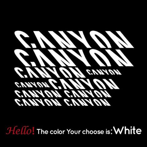 Autocollant de protection pour roue de VTT Canyon Highway imperméable anti-rayures et réfléchissant Ptz351cm-276cm - Blanc - 30cm-235cm