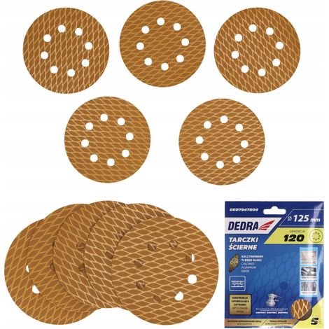 Discos de lijar dedra ded7947r04 125 mm 50 por ciento más duraderos (1/3)