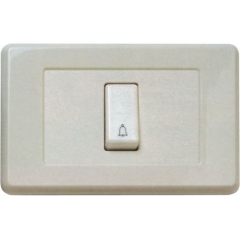 Placca Copri interruttore 3 Fori in Abs colore Nero Linea Magic (1/2)