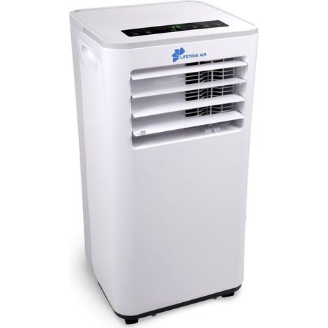 Climatiseur mobile - LIFETIME - Air 9000BTU - 3-en-1 (refroidit/ventile/déshumidifie) - Puissance 9000 BTU - Blanc