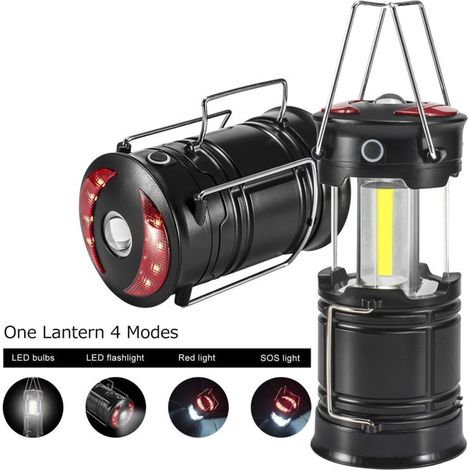 Solar-Campinglaterne mit Handkurbel, ultrahelle tragbare LED-Taschenlampe