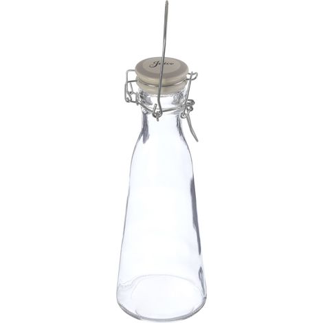 Interiors by Premier Juice Storage Bottle, Personalized Clear Glassware Bottle, Versatile Transparent Drinking Water Bottle (1/5)