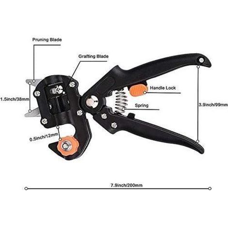 Outil de coupe professionnel pour greffage de jardin-Ciseaux-Outil de jardinage[752] (1/4)