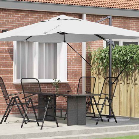 Parasol Sable 351 x 250 x 260 cm Polyester et Aluminium (1/5)