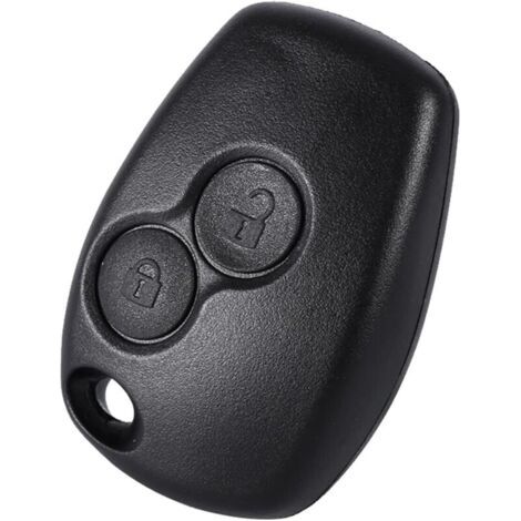 Boitier de clé 2 Boutons sans Lame Compatible avec Renault Clio 3, Twingo 2, Master 3, Kangoo 2 (1/4)