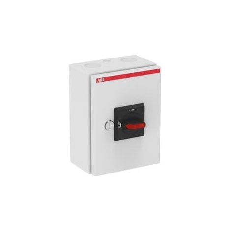 Coffret de Proximité métallique 25A 6P IP65 poignée Noire 1SCA022562R2820 ABB 918009 (1/2)