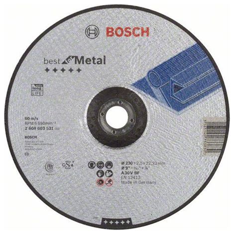 Beste Trennscheibe aus Metall A 30 V BF 230 25 BOSCH 2608603531 (1/2)