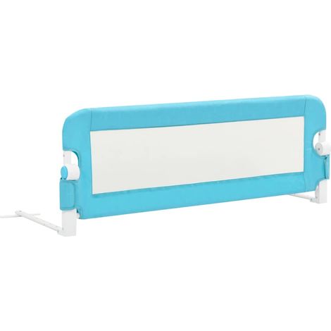 Maison Exclusive - Kleinkind-Bettschutzgitter Blau 120x42 cm Poly (1/5)