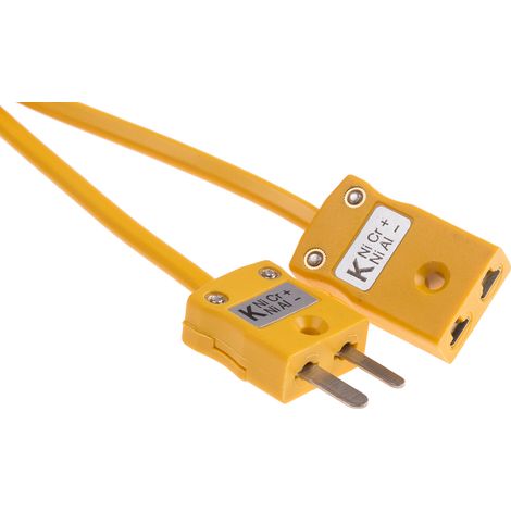 Câble d'extension type K RS PRO, 5m, gaine PVC ( Prix pour 1 )