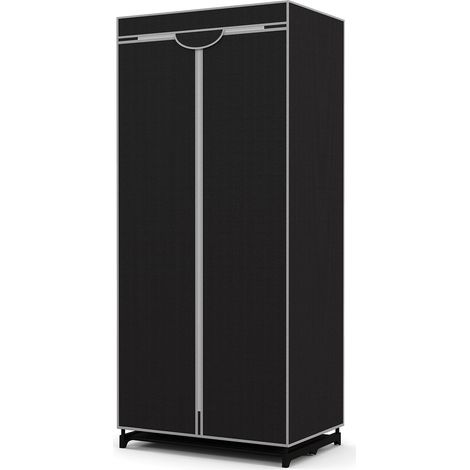 Goplus – Penderie en tissu imperméable 74 x 50 x 172 cm – Housse de protection – 3 espaces de rangement pour vêtements – Structure en fer - 172CM- (1/5)