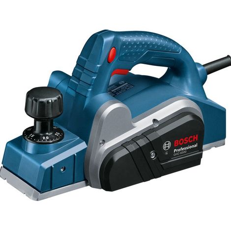 Bosch GHO 6500, Cepillo Eléctrico 650 W, Ancho de Corte 82 mm, Diseño Ergonómico, Ideal para Trabajos de Madera. (1/3)