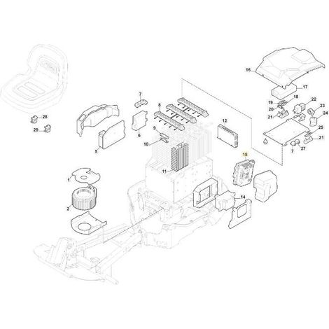 Kit alimentato (batterie+caricabatterie) per 720S ORIGINALE STIGA - 1126-9174-02