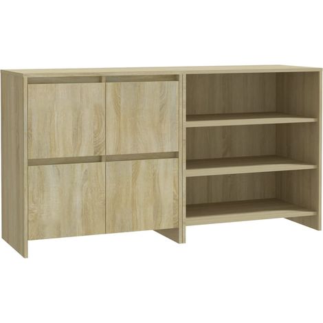 Maison Exclusive - Aparador de 2 piezas madera manufacturada colo (1/5)