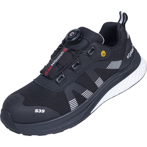 Elysee Sicherheitshalbschuh CUSHIONPRO Shield S3S FO SR SC ESD Gr. 41 schwarz