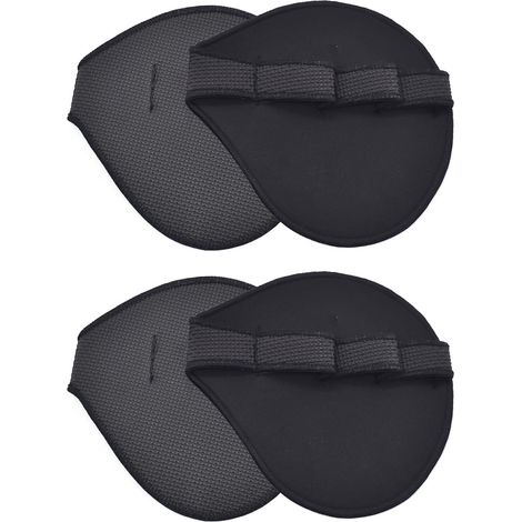 2 paires de gants de sport et d'entraînement, poignées antidérapantes pour la gym, coussinets de préhension en néoprène, protections de paume pour la musculation – Idéal pour prévenir les callosités. (1/5)