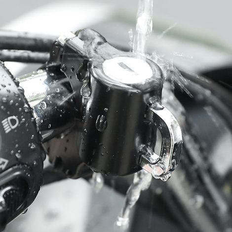 Wasserdichtes und rostfreies Motorradschloss, Helmhaken, Diebstahlsicherung für Roller, E-Bikes und Autos, robuste Befestigung (1/4)