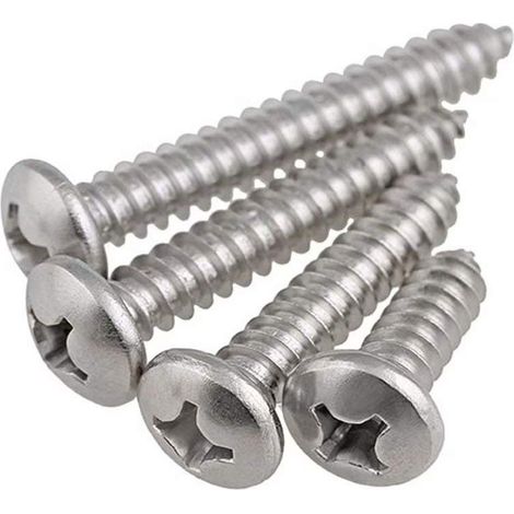 M3 Mini Vis à Bois Cruciformes Auto-taraudeuses à Tête Ronde, Vis de Réparation Auto-taraudeuses M3×8mm,50 pcs (1/4)