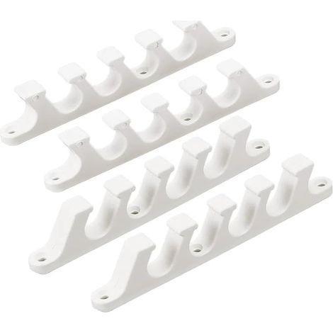 Lot de 4 supports de chaise longue, boucles de chaise multi-positions, ajusteur de soutien dorsal réglable pour extérieur, terrasse, salon (1/5)