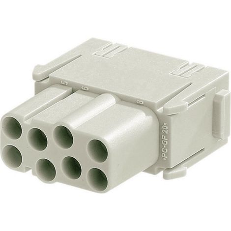 HARTING 09140083101 Buchseneinsatz Han® C-Modul 8 + PE Crimpen 1 St.