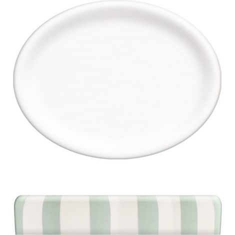 Jabonera strio rayas verde celadon h3cm - 5five