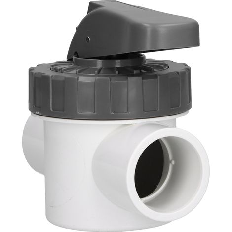 Umstellventil Kugelhahn mit Griff für die Wasseraufbereitung von Schwimmbädern V50-2A (1/5)