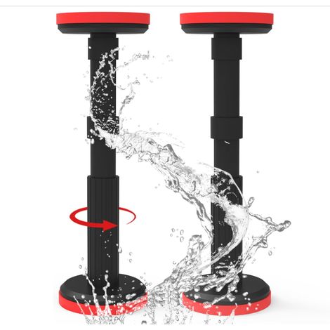 Tige de support réglable (18cm-44cm) adaptée aux étagères des meubles sous-évier. (1/5)