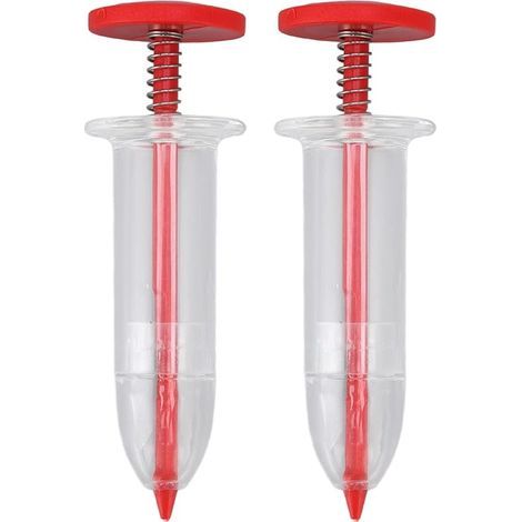 2Pcs Manual Seed Dispenser Seeder Mini Seeding Seed Dispenser Seeder Spreader Garden Planter Hand Seeder Tool Manual Seeder Garden Flower Plant Seeder Planter