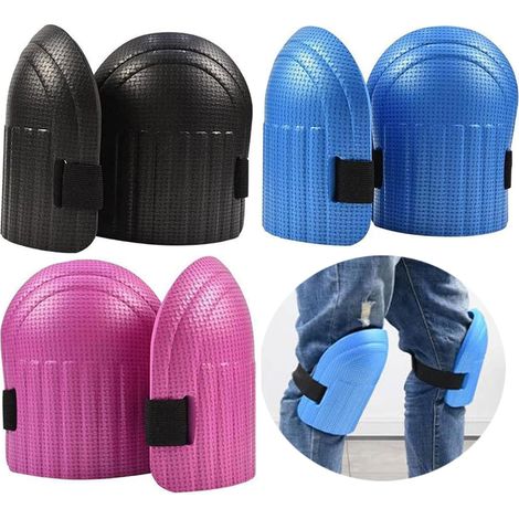 3 Paire Genouillère de Jardin, Genouillère Mousse Eva Genouillère Jardinage avec Sangles Réglables pour le Plancher de Jardinage de Construction Travailler pour Jardinier rotecteurs de Genoux (1/5)