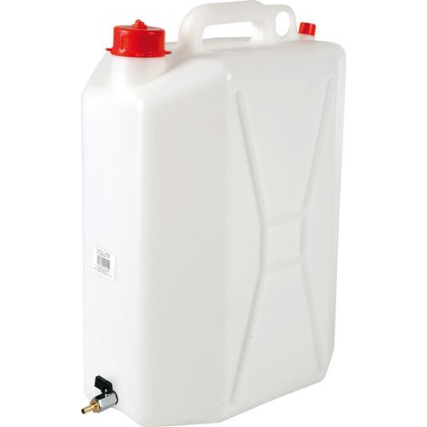 Tanica in polietilene con rubinetto in metallo - 25 L - Verticale (1/2)
